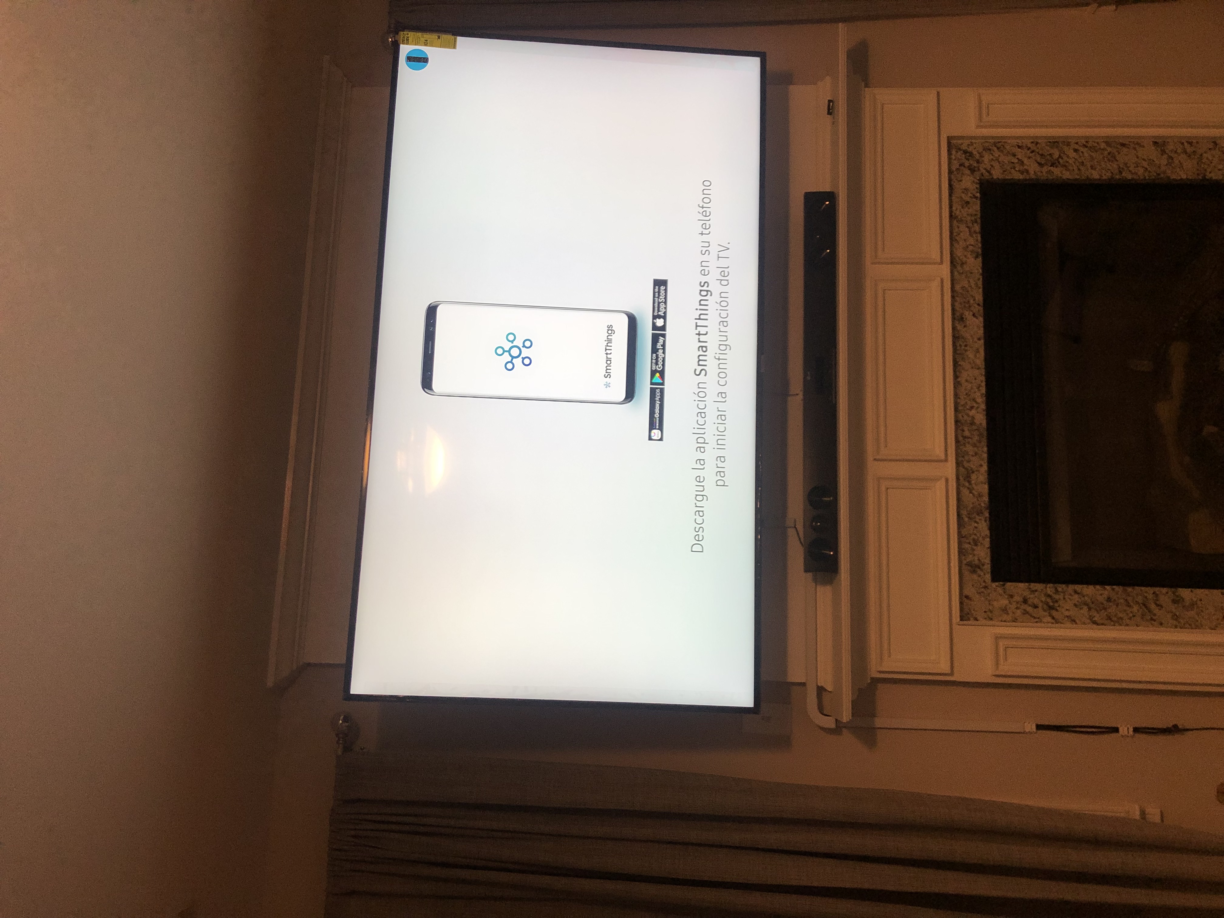 Fixed TV mounting on drywall wall in living room, Charleston SC