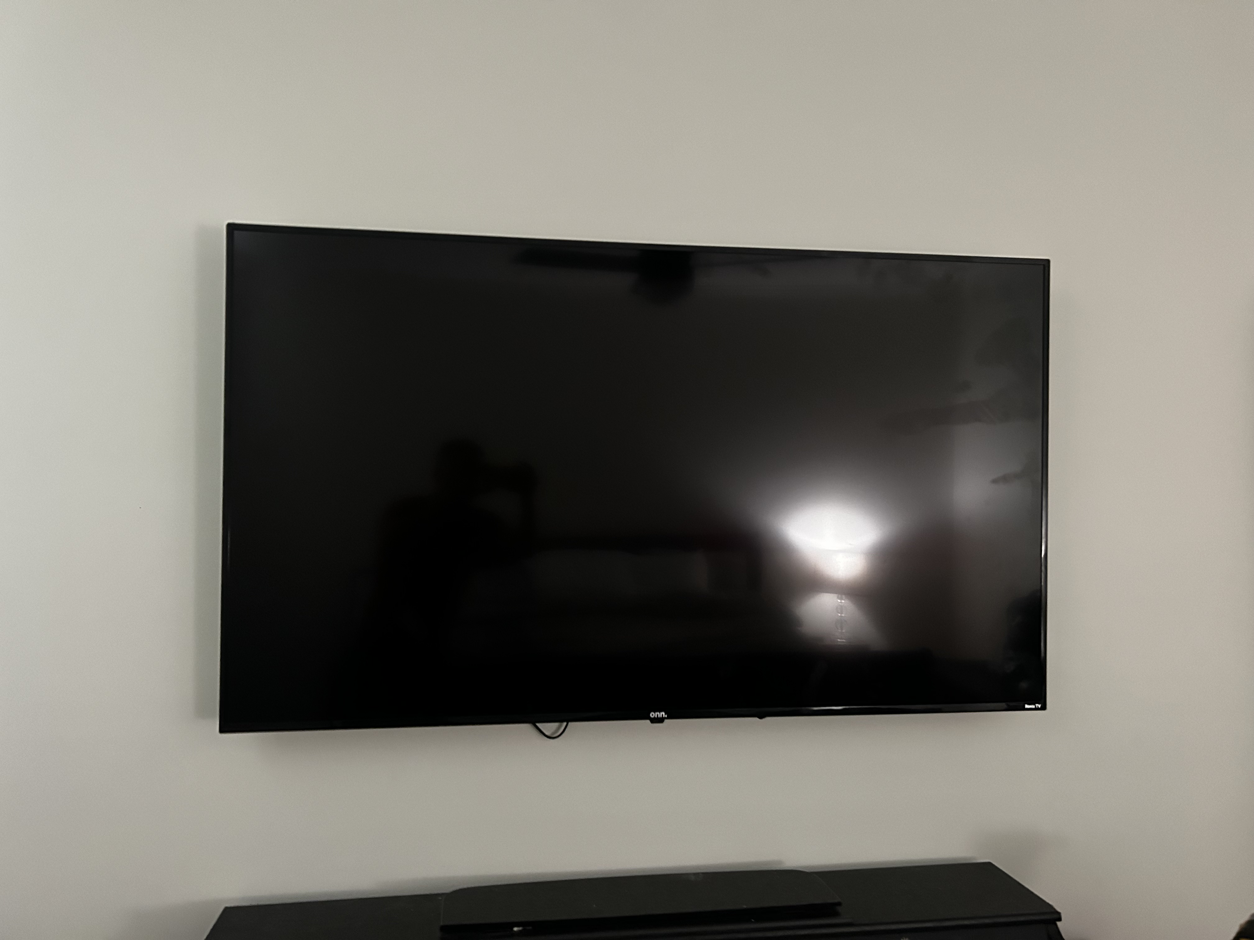 Tilting TV mounting on drywall wall in living room, Columbia SC